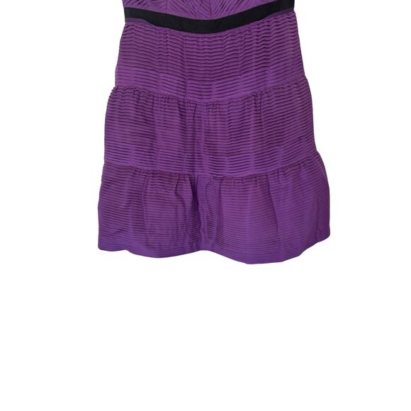 NWT BCBG Maxazria Purple HOCO Homecoming Winter Formal Y2K‎ Halter Dress Size 8 - Picture 6 of 10